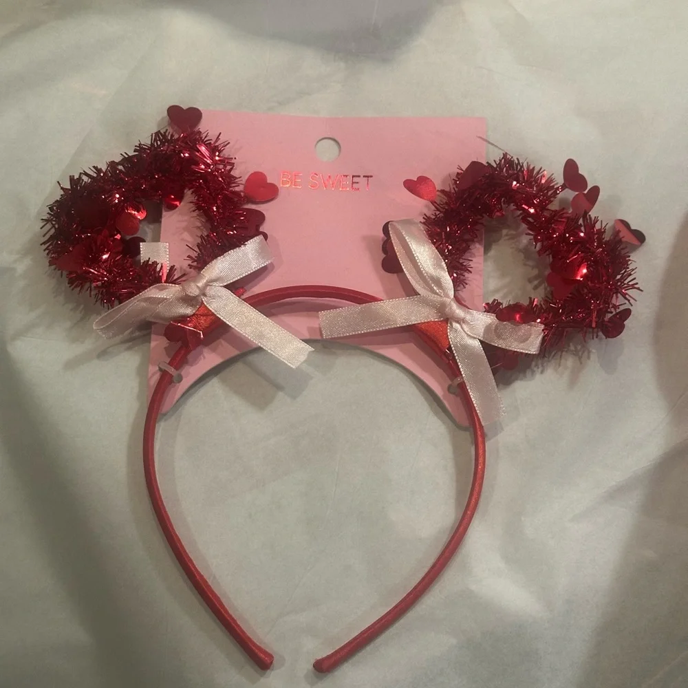 Valentine Pink and Red‎ Hair Accessories